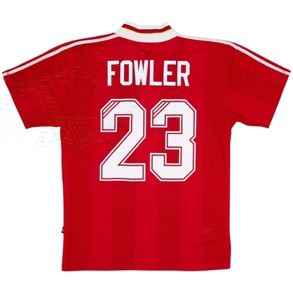 1995-96 Liverpool Home Shirt Fowler #23 - 9/10 - (L)