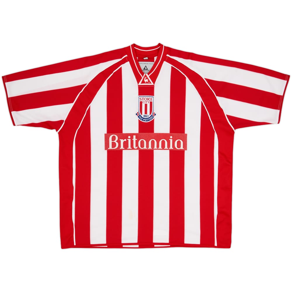 2001-03 Stoke City Home Shirt - 7/10 - (XL)