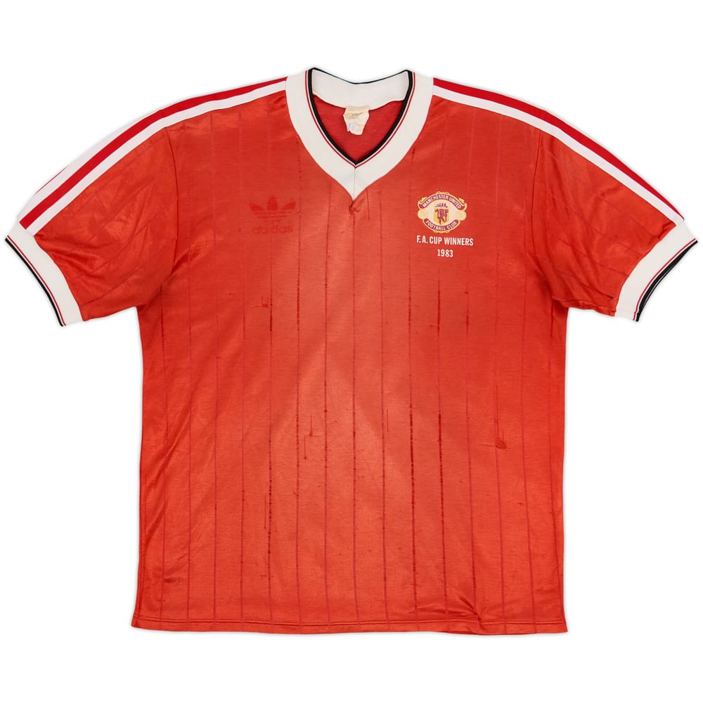 Camiseta de local 'Ganadores de la FA Cup' del Manchester United 1982-84 - 4/10 - (L)