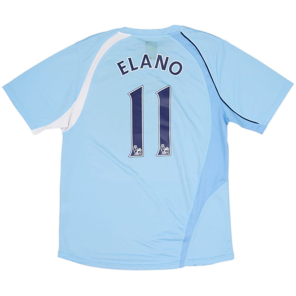 2008-09 Manchester City Home Shirt Elano #11 - 7/10 - (L)