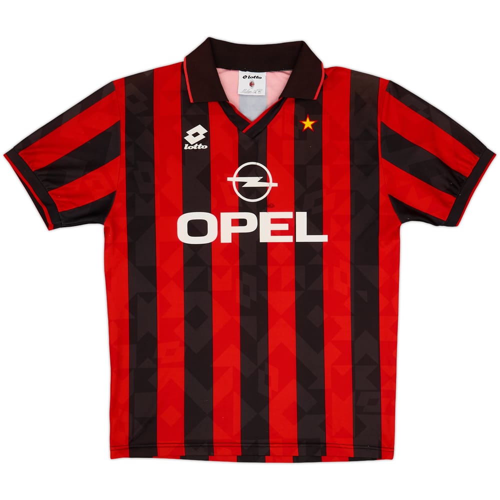 1994-95 AC Milan Home Shirt - 9/10 - (L)