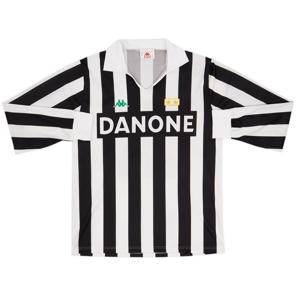 1992-94 Juventus Basic Home L/S Shirt - 9/10 - (L)