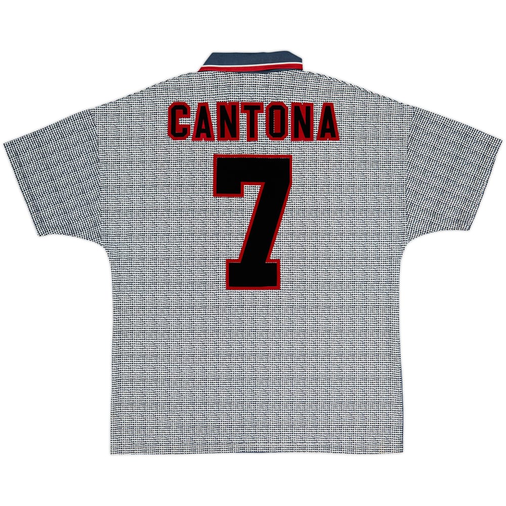 1995-96 Manchester United Away Shirt Cantona #7 - 8/10 - (L)