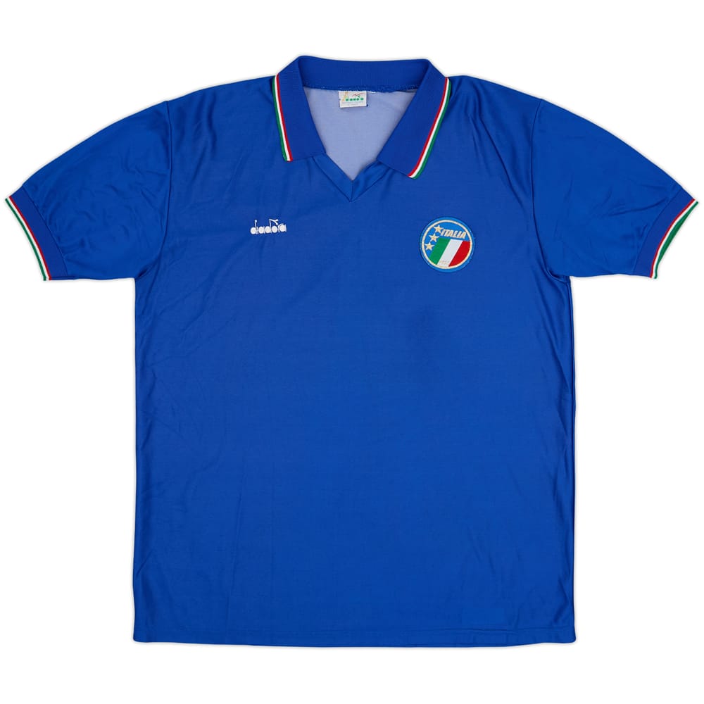 1986-91 Italy Home Shirt - 9/10 - (XL)