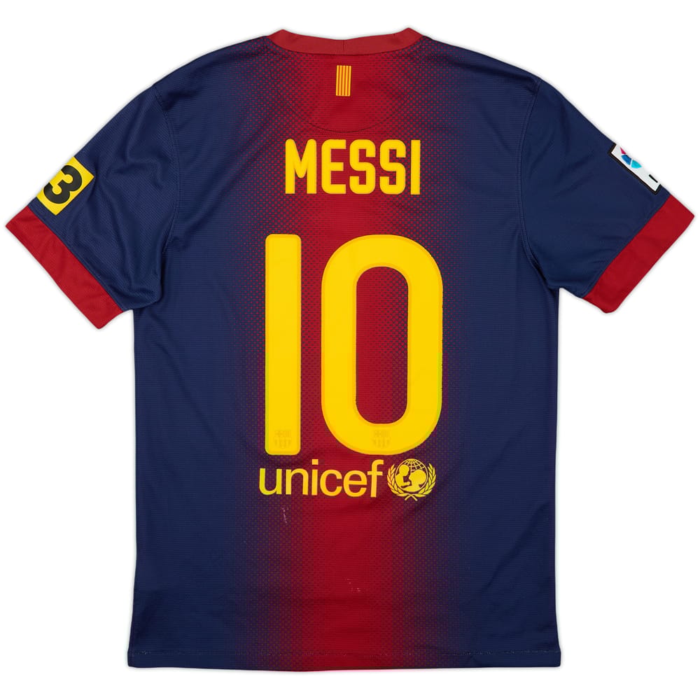 2012-13 Barcelona Home Shirt Messi #10 - 6/10 - (S)