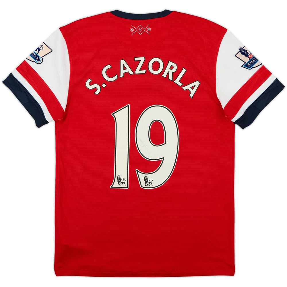 2012-14 Arsenal Home Shirt S. Cazorla #19 - 6/10 - (S)