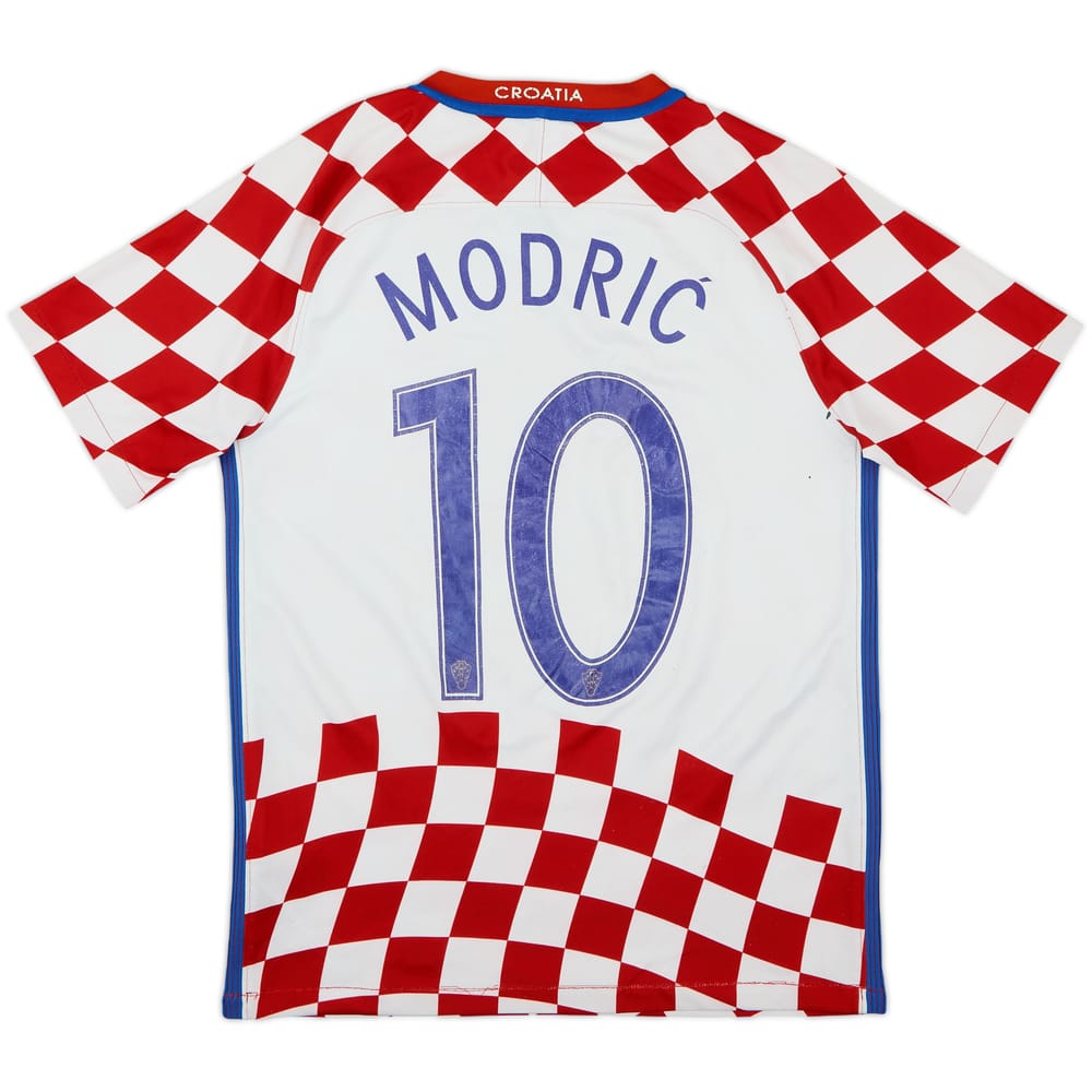 2016-18 Croatia Home Shirt Modric #10 - 6/10 - (S)
