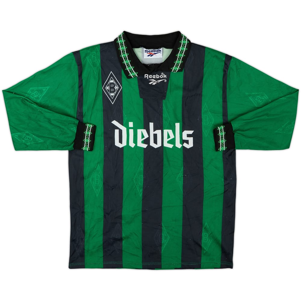 1995-96 Borussia Monchengladbach Away L/S Shirt - 6/10 - (S)