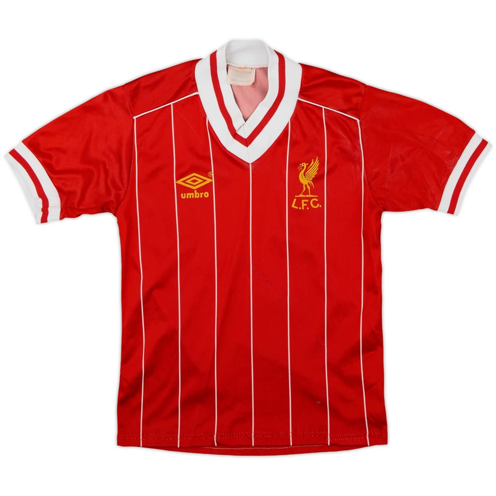 1982-85 Liverpool Home Shirt - 7/10 - (L.Boys)