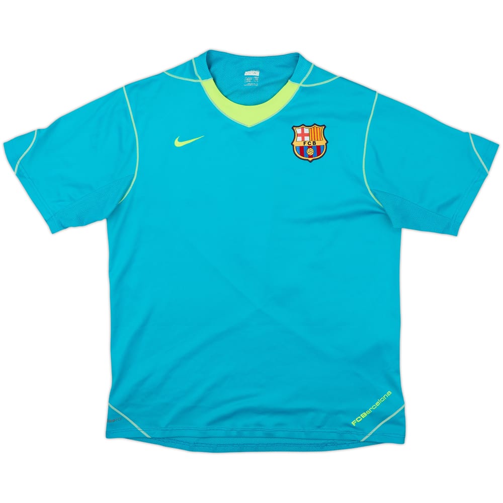 2007-08 Barcelona Nike Training Shirt - 8/10 - (L)