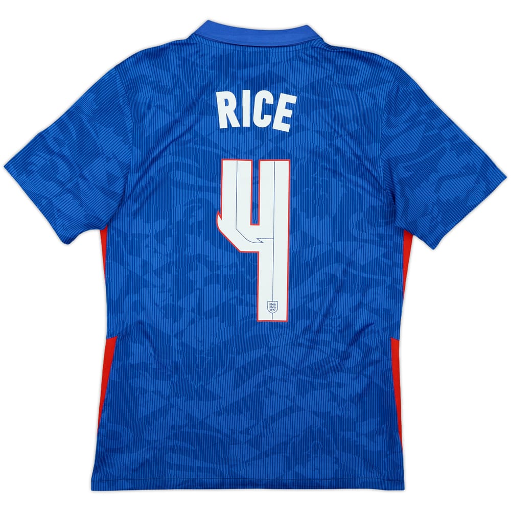 2020-21 England Away Shirt Rice #4 - 8/10 - (S)