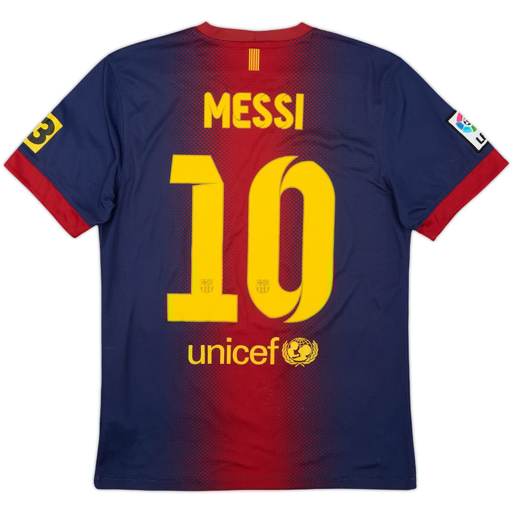 2012-13 Barcelona Home Shirt Messi #10 - 6/10 - (S)