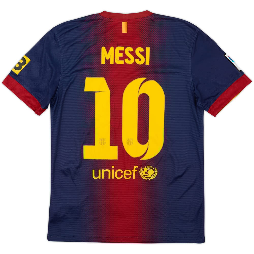 2012-13 Barcelona Home Shirt Messi #10 - 6/10 - (S)