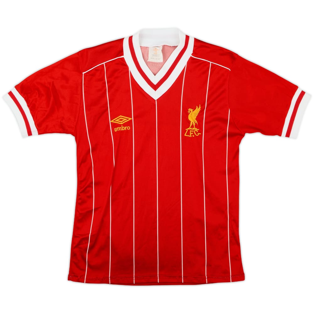 1982-85 Liverpool Home Shirt - 8/10 - (L.Boys)