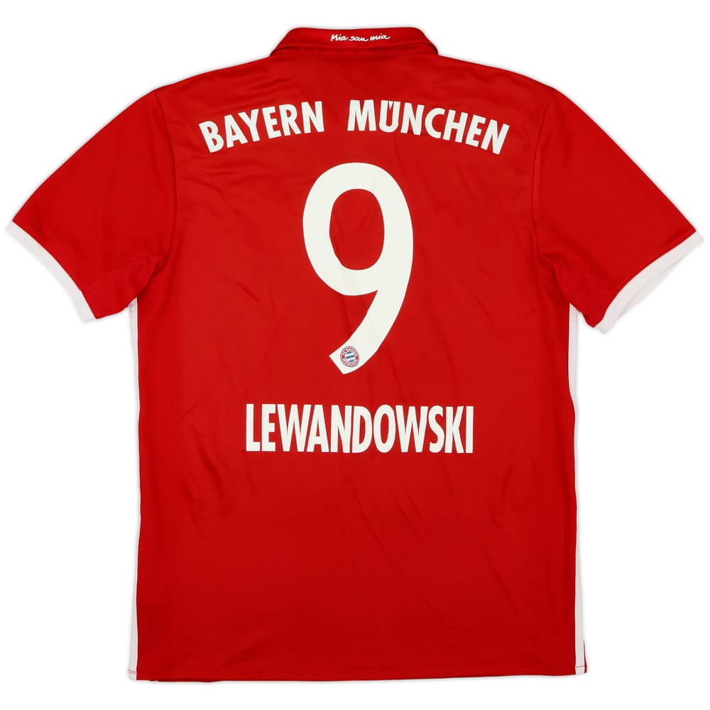 2016-17 Bayern Munich Home Shirt Lewandowski #9 - 6/10 - (M)