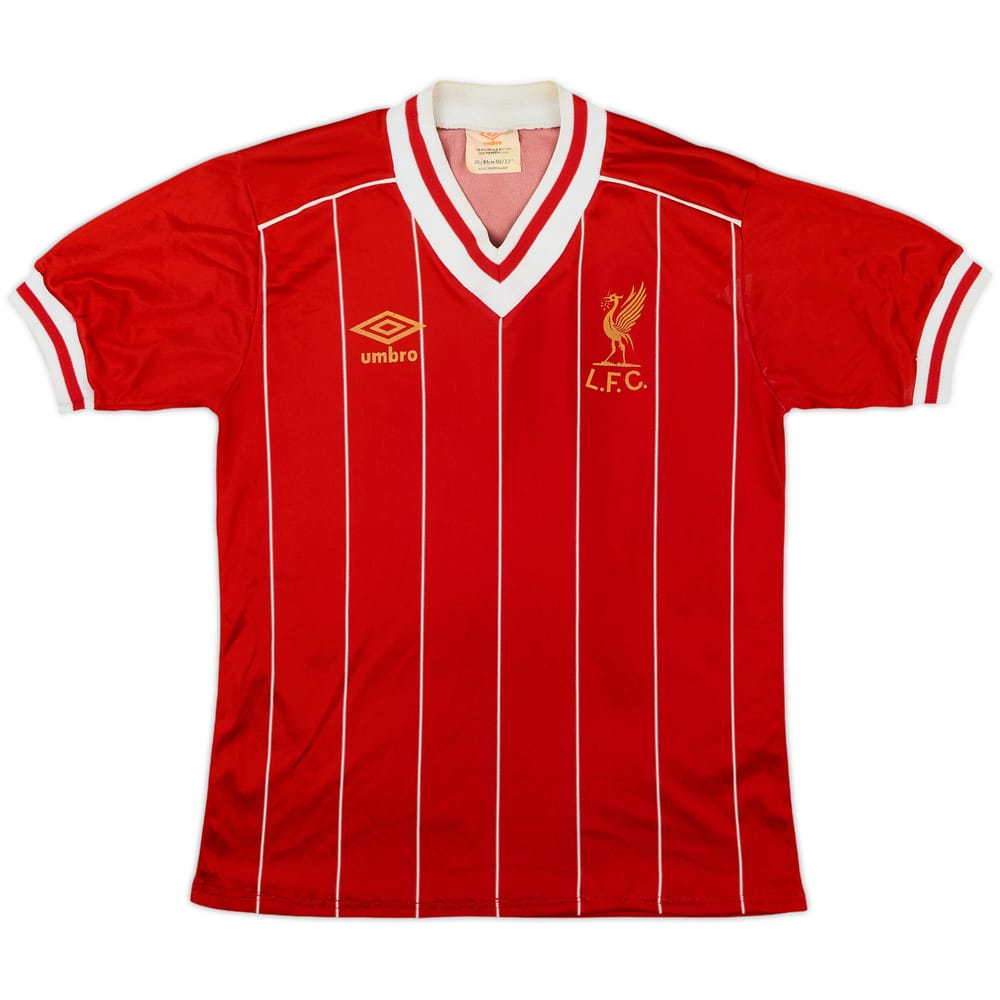1982-85 Liverpool Camiseta Local - 8/10 - (Niños Grandes)