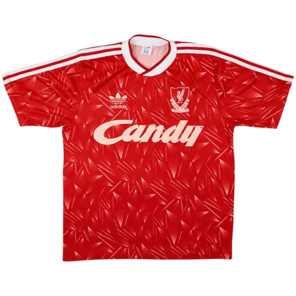 1989-91 Liverpool Camiseta de local - 6/10 - (M)
