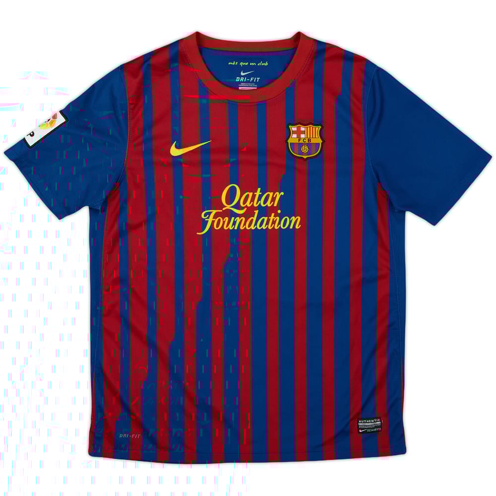 2011-12 Barcelona Home Shirt - 9/10 - (XL.Boys)