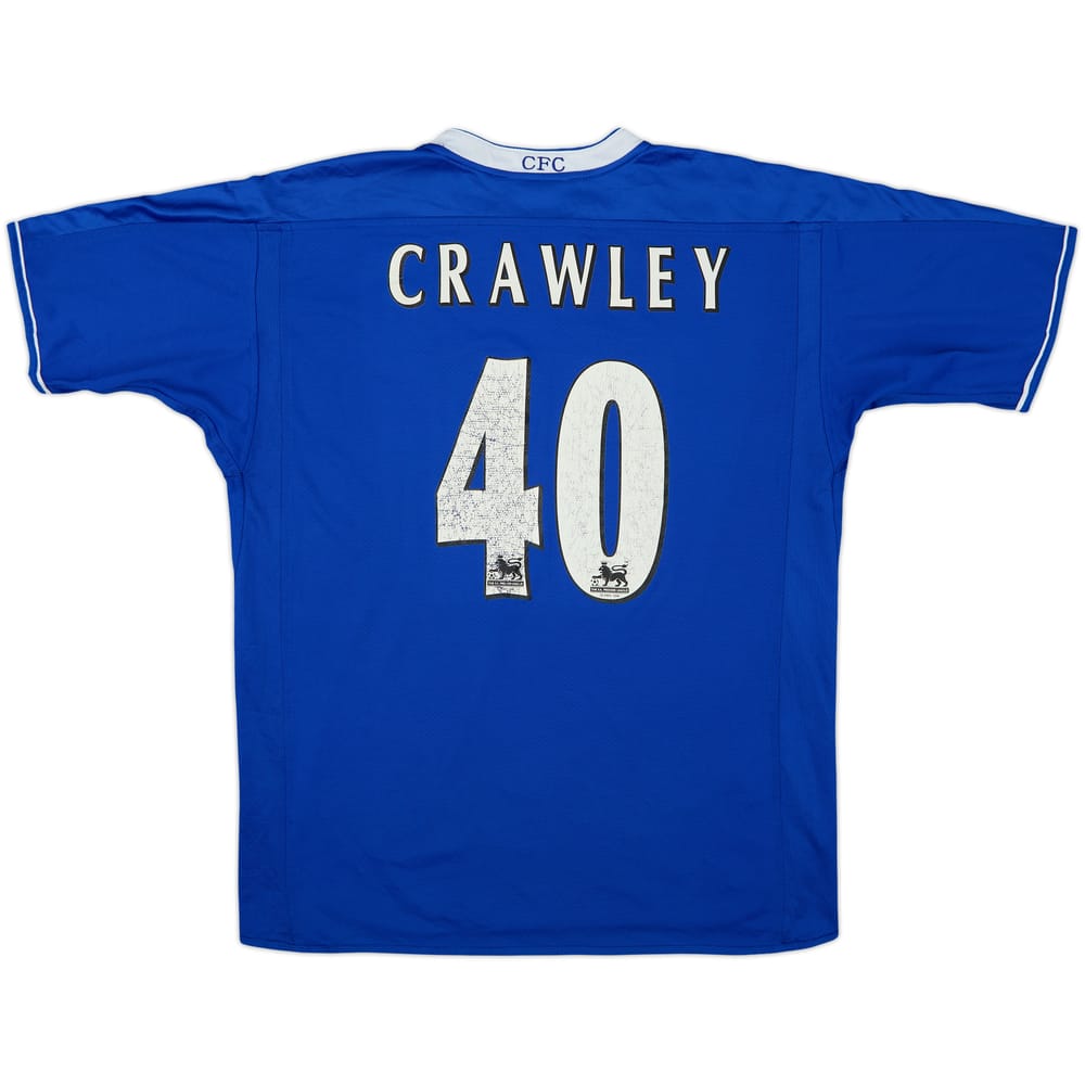 2003-05 Chelsea Home Shirt Crawley #40 - 4/10 - (XL)