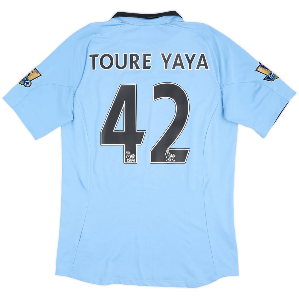 2012-13 Manchester City Home Shirt Toure Yaya #42 - 8/10 - (M)