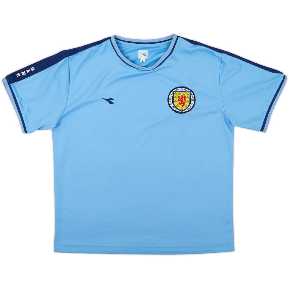 2003-04 Scotland Diadora Training Shirt - 9/10 - (L)