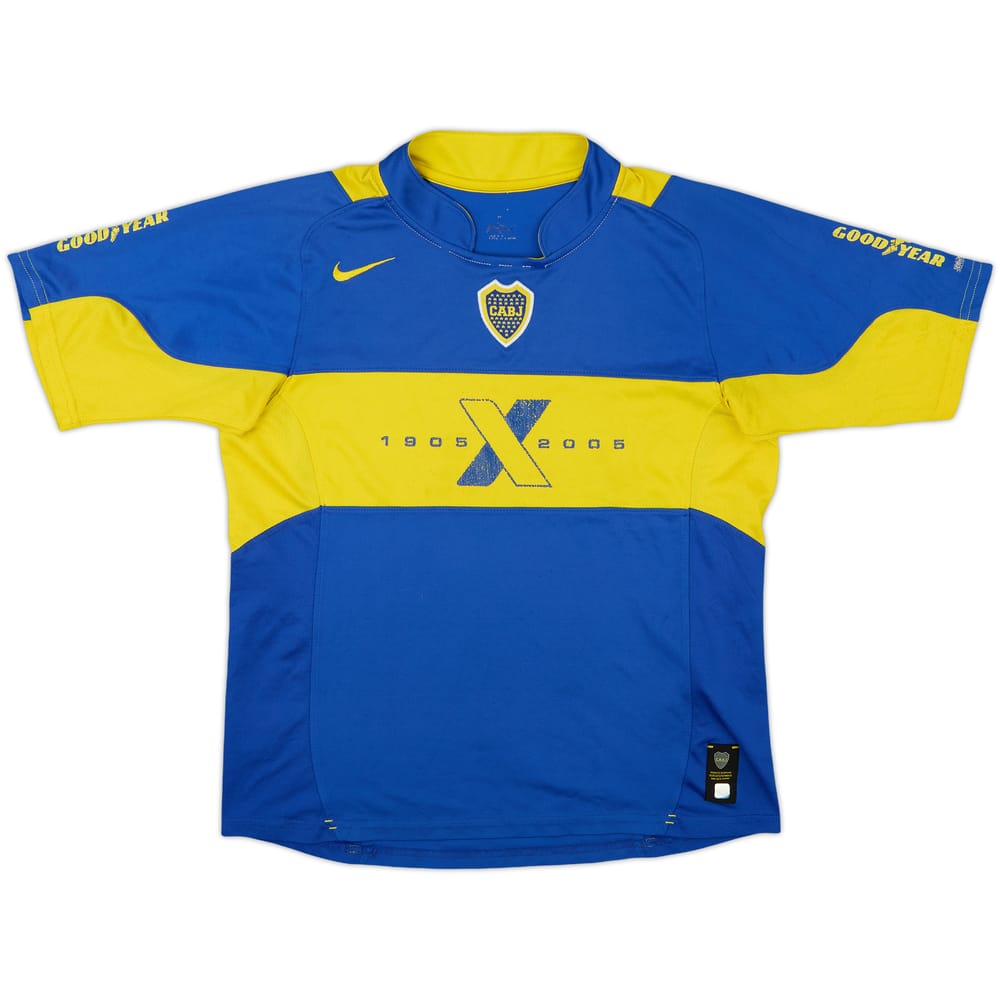 2005-06 Boca Juniors Home Shirt - 7/10 - (XL.Boys)