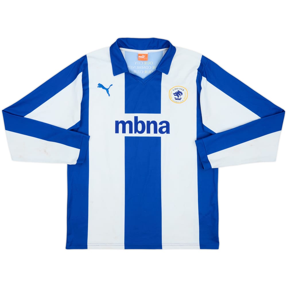 2012-14 Chester FC Home L/S Shirt #10 - 4/10 - (L)