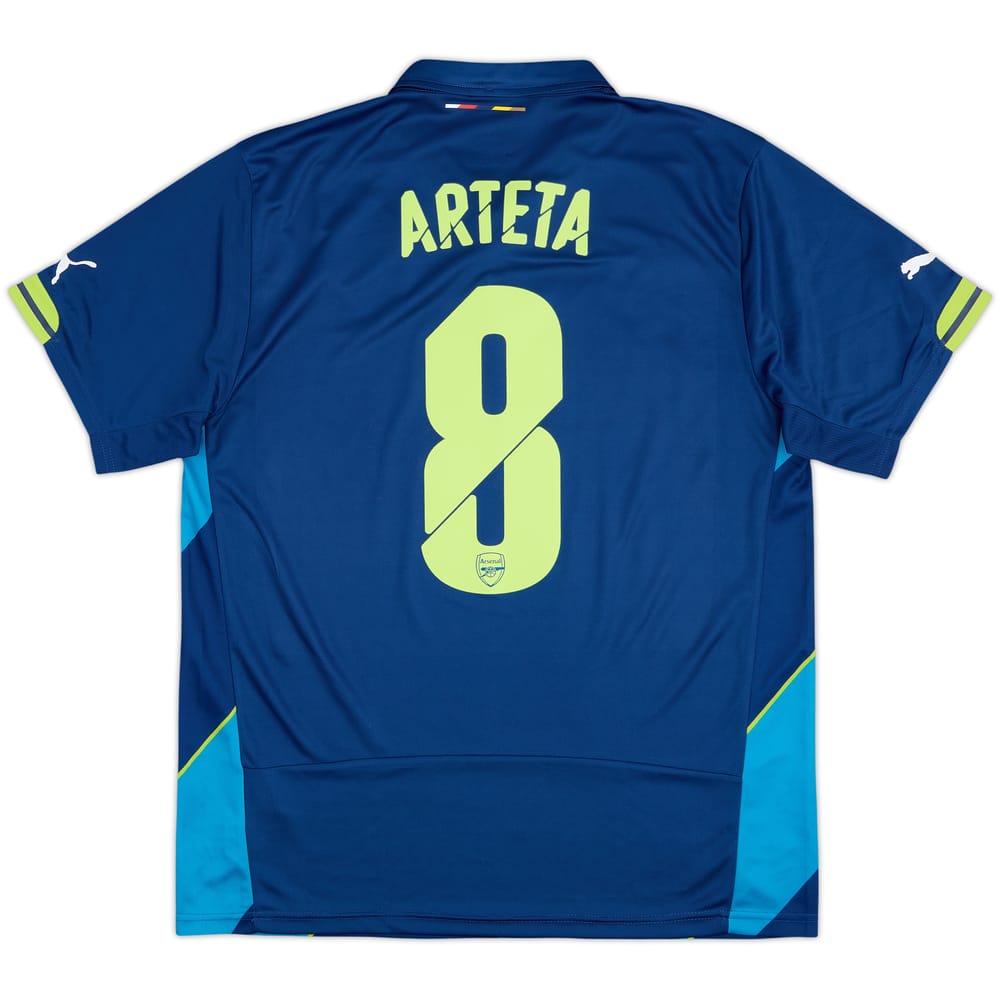 2014-15 Arsenal Tercera Camiseta Arteta #8 - 8/10 - (L)