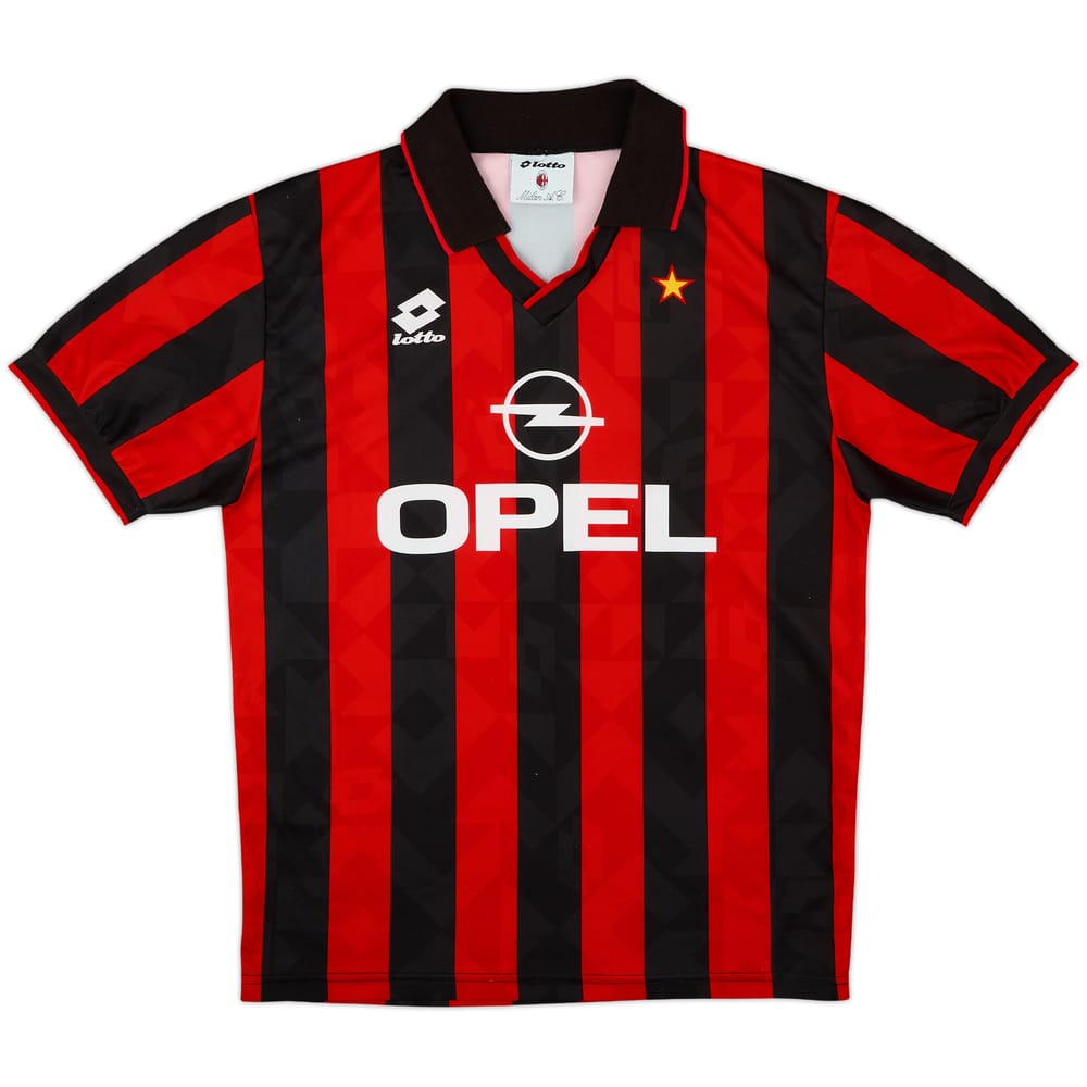 1994-95 AC Milan Home Shirt - 9/10 - (L)