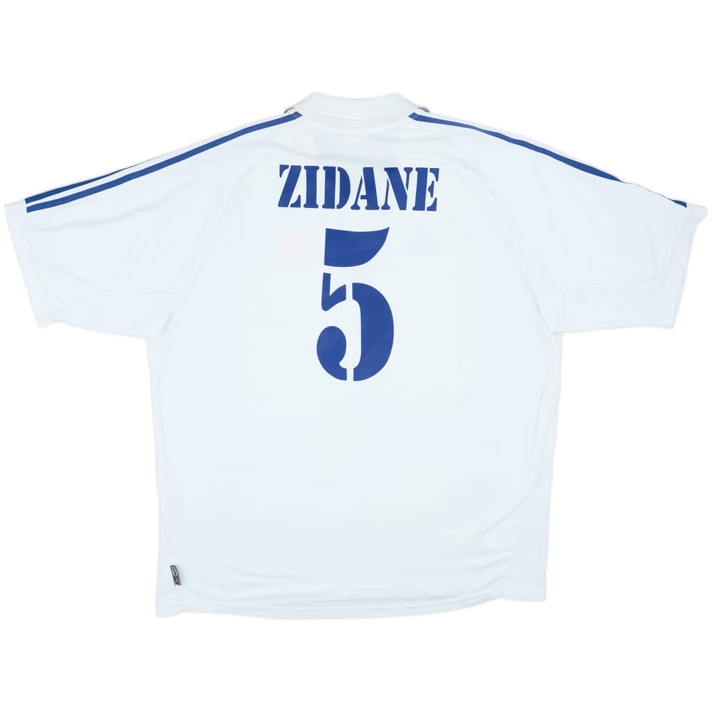 2001 Real Madrid Home Shirt Zidane #5 - 6/10 - (XXL)