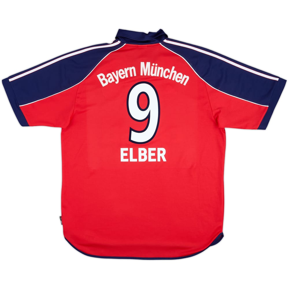 1999-01 Bayern Múnich Camiseta Local Elber #9 - 8/10 - (L)