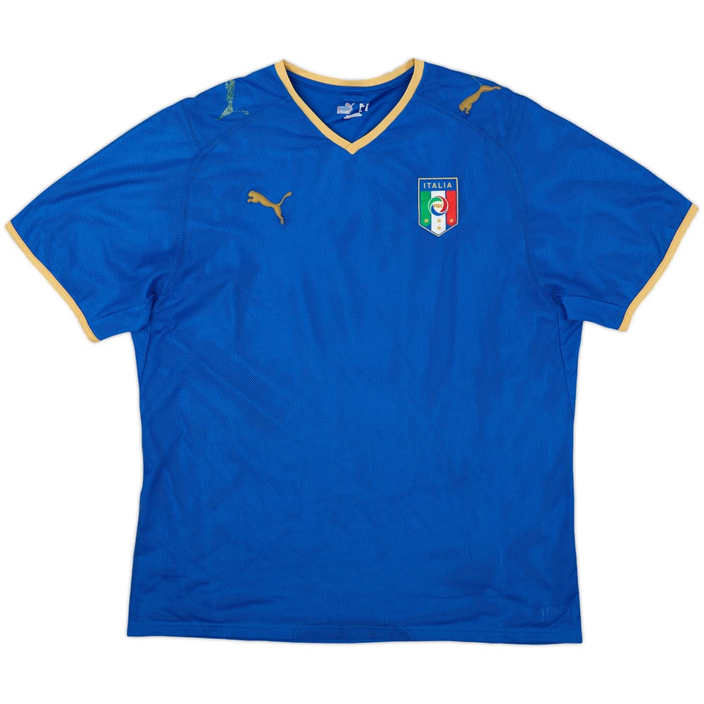 2007-08 Italy Home Shirt - 4/10 - (XL)