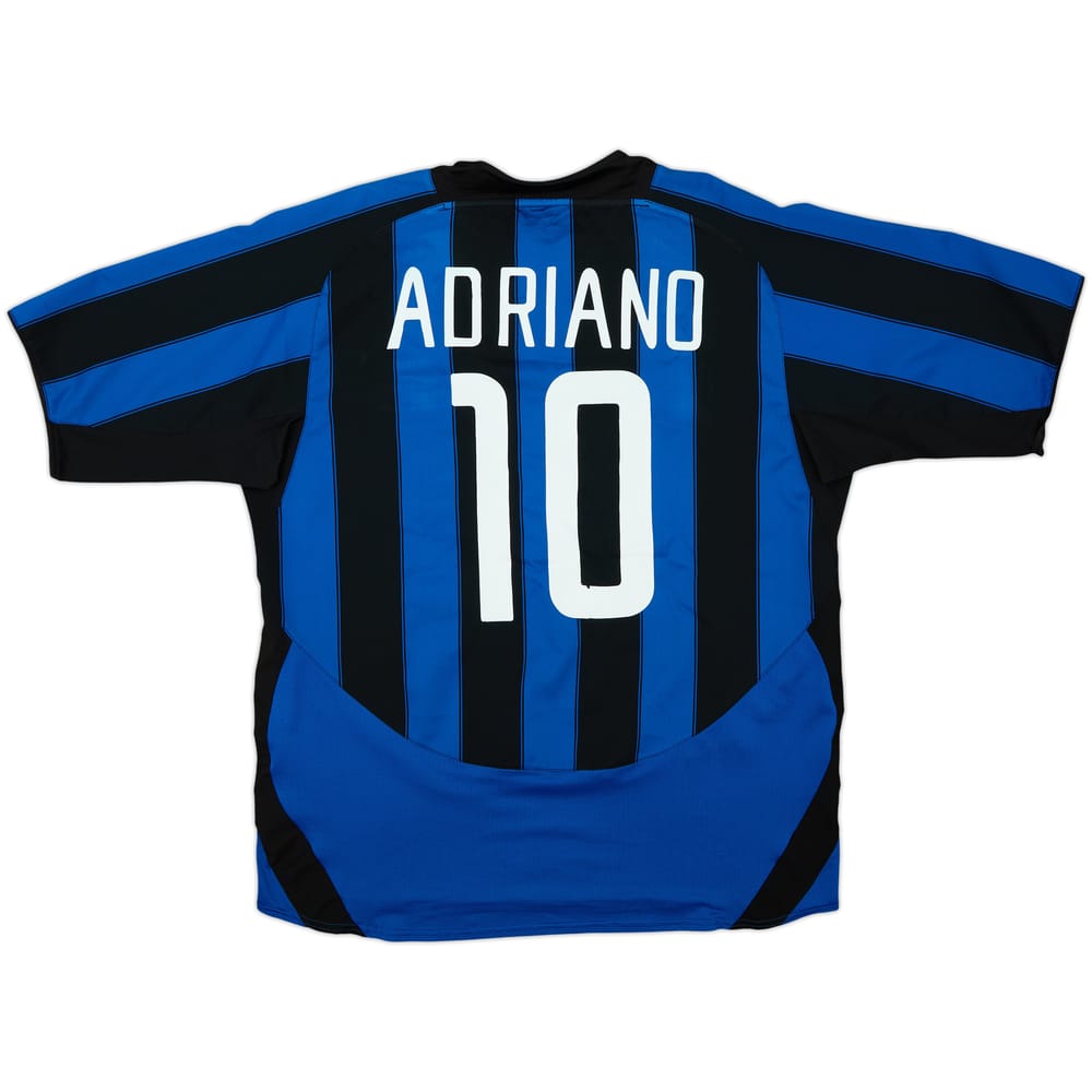 2003-04 Inter Milan Home Shirt Adriano #10 - 7/10 - (XL)
