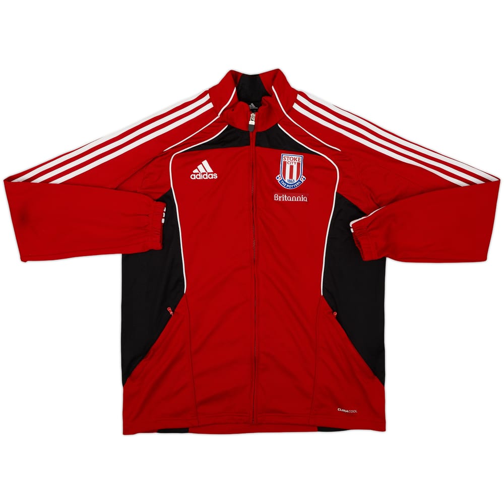 2009-10 Stoke City adidas Track Jacket - 9/10 - (L)