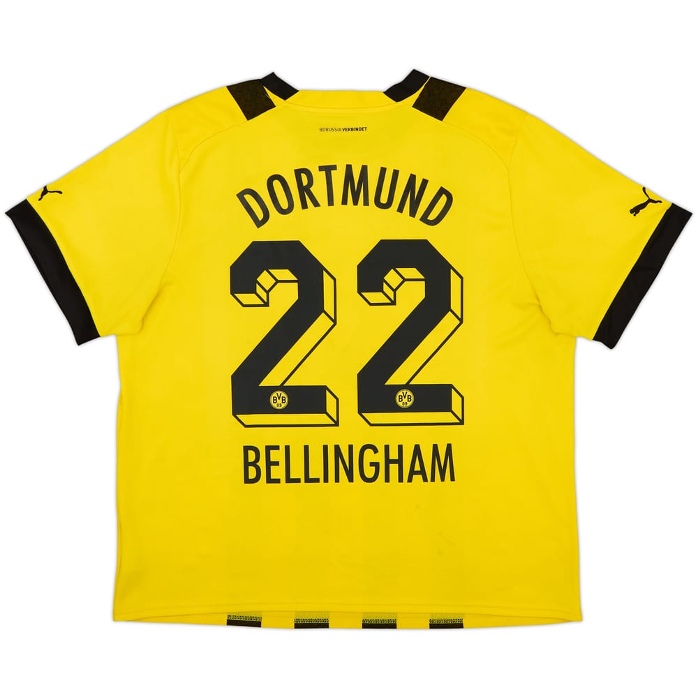 2022-23 Dortmund Home Shirt Bellingham #22 - 6/10 - (XXL)