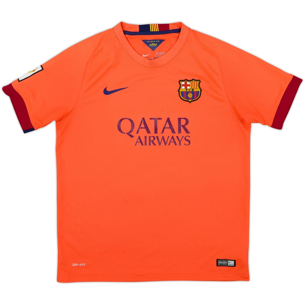 2014-15 Barcelona Away Shirt - 4/10 - (XL.Boys)
