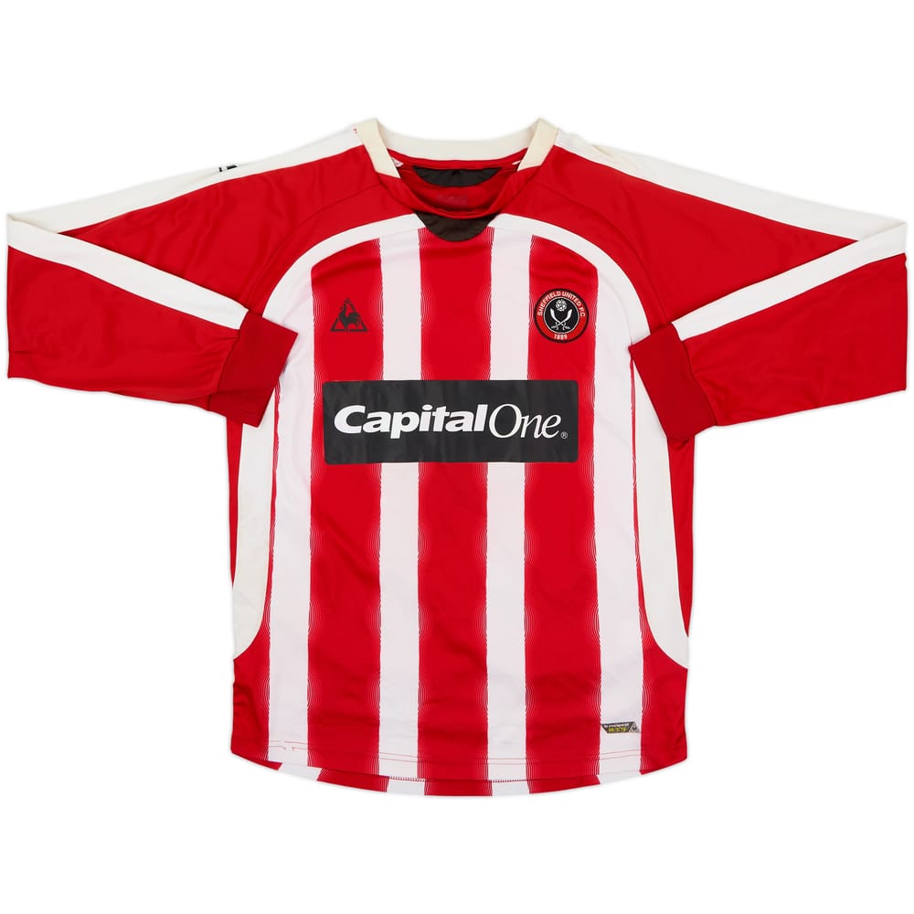 2008-09 Sheffield United Youth Home L/S Shirt #2 - 6/10 - (L)