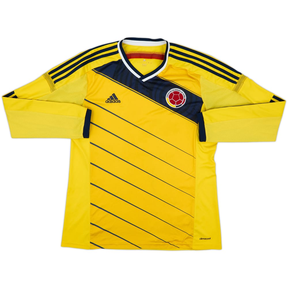 2014-15 Colombia Home L/S Shirt - 4/10 - (L)