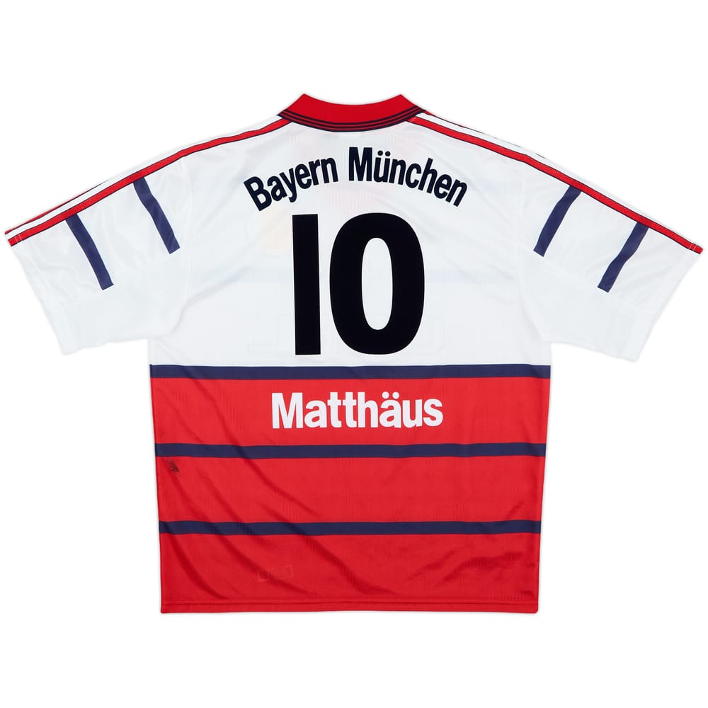 1998-00 Bayern Múnich Camiseta Visitante Matthaus #10 - 6/10 - (L)