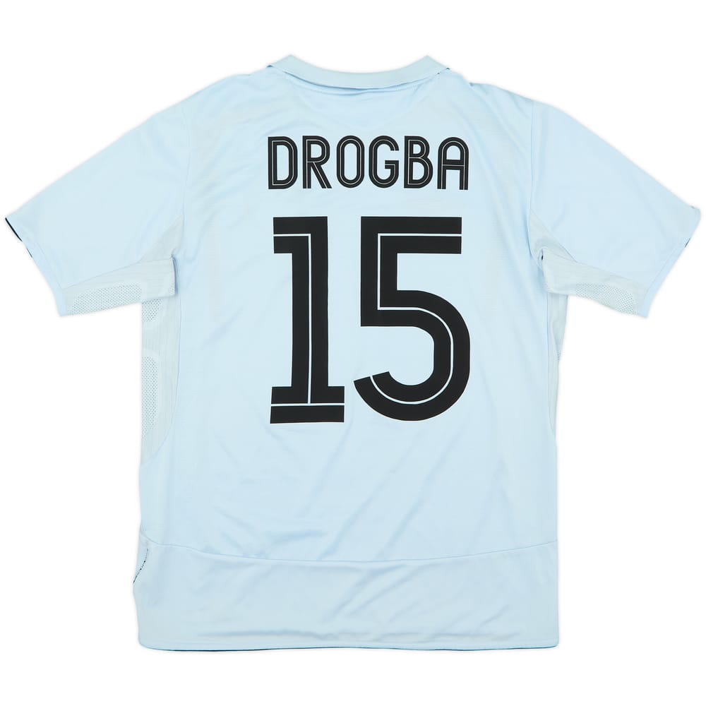 2005-06 Chelsea Camiseta Visitante Drogba #15 - 6/10 - (L)