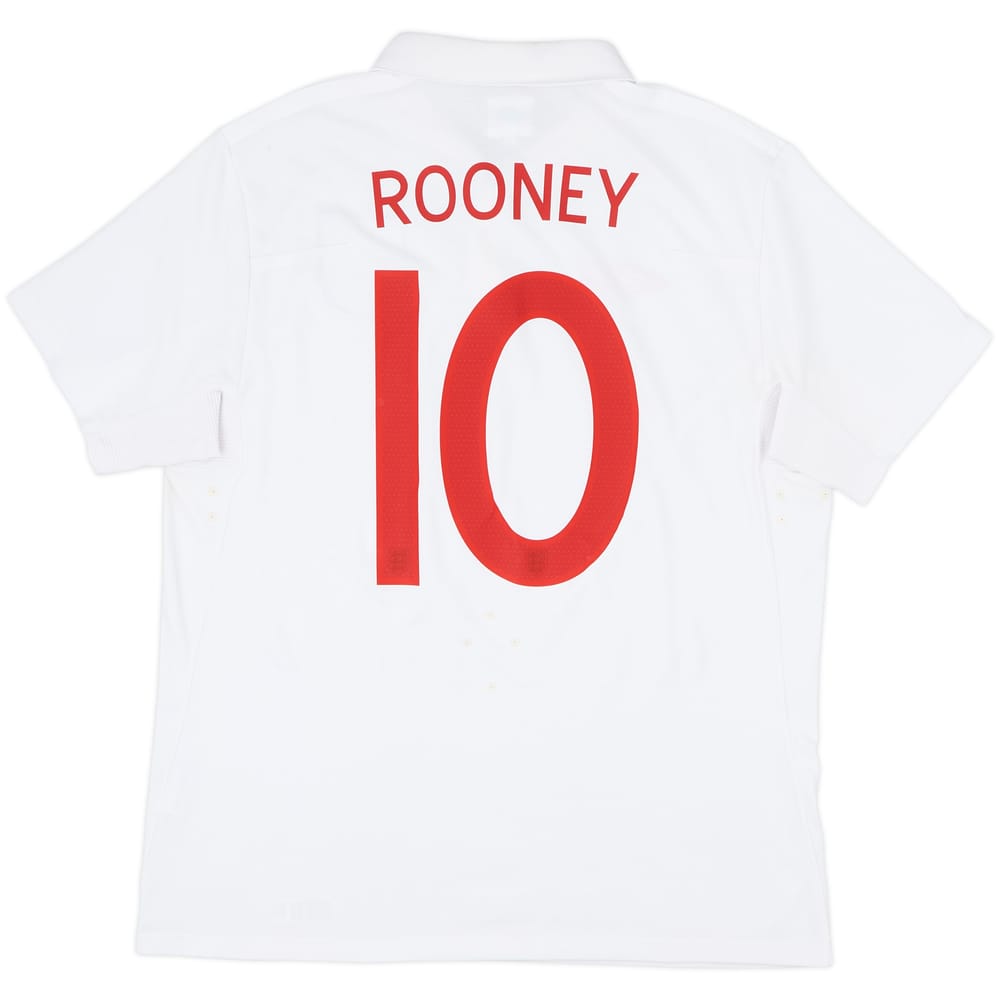 2009-10 England Home Shirt Rooney #10 - 6/10 - (L)