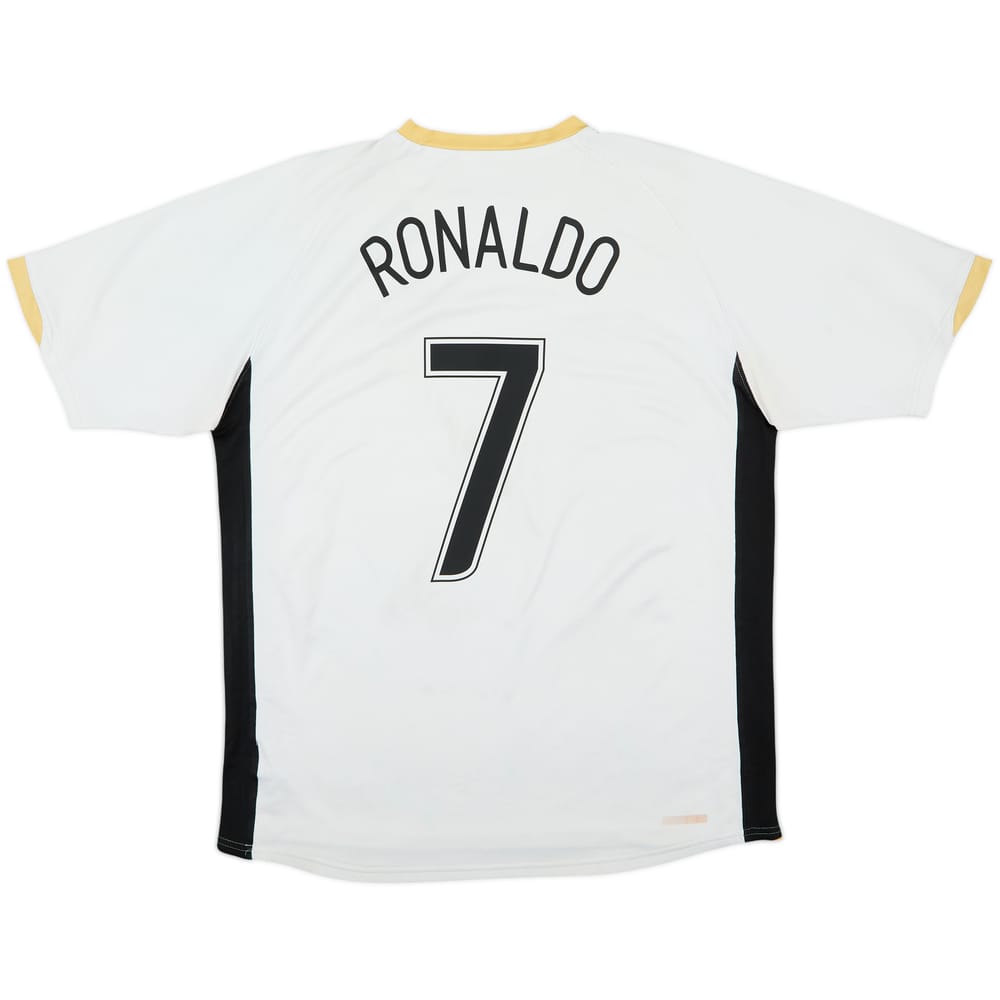 2006-08 Manchester Unido Camiseta de Visitante Ronaldo #7 - 5/10 - (L)