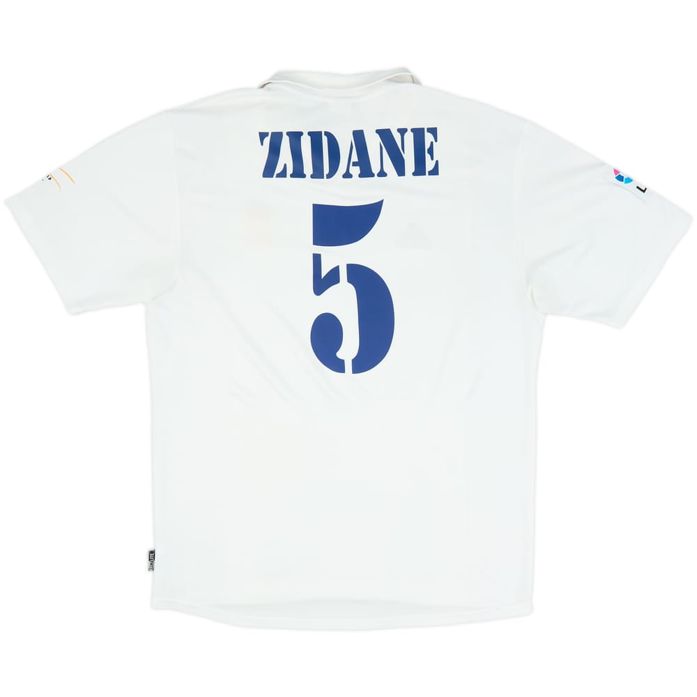 2002-03 Real Madrid Camiseta Local Centenario Zidane #5 - 4/10 - (L)