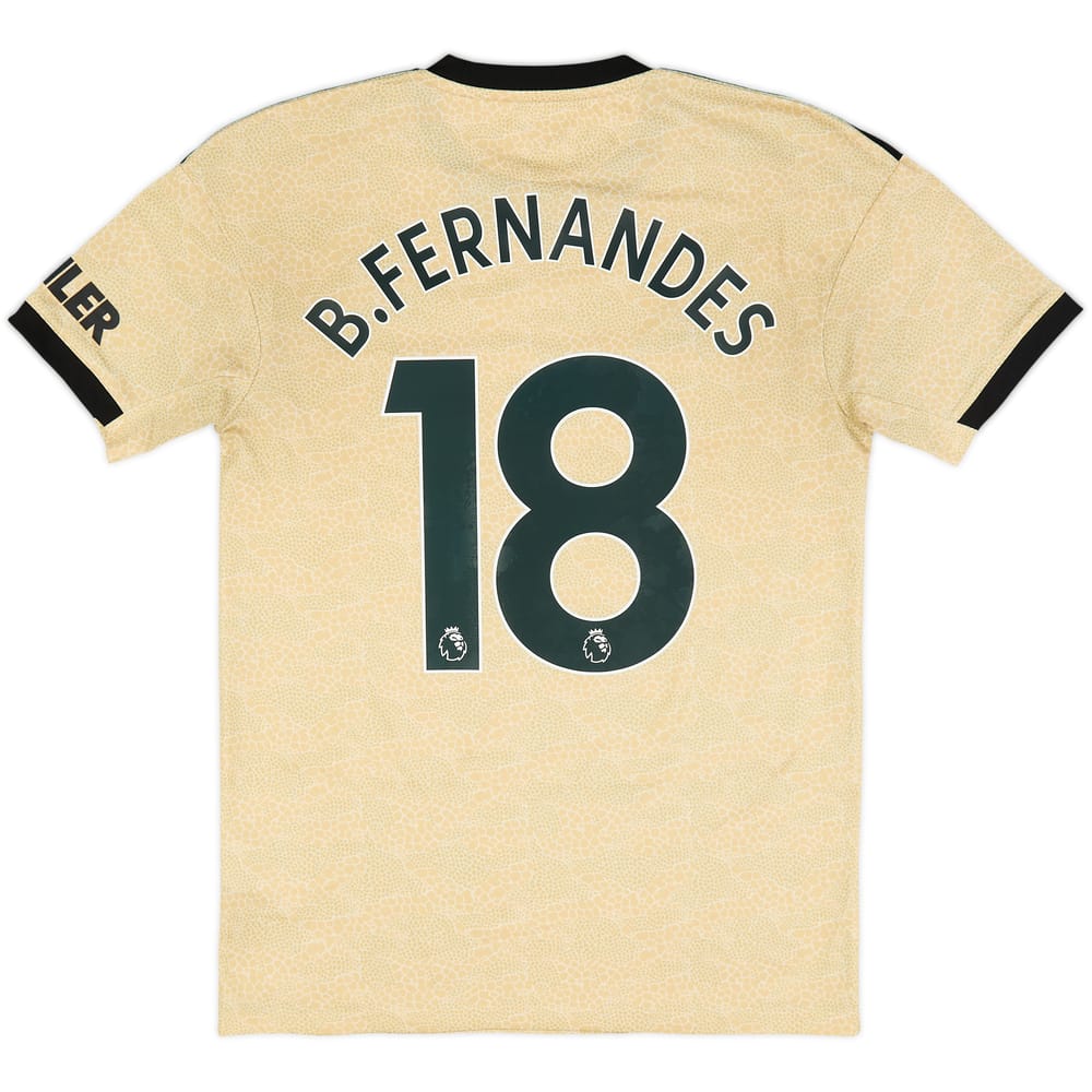 2019-20 Manchester United Away Shirt B.Fernandes #18 - 8/10 - (S)