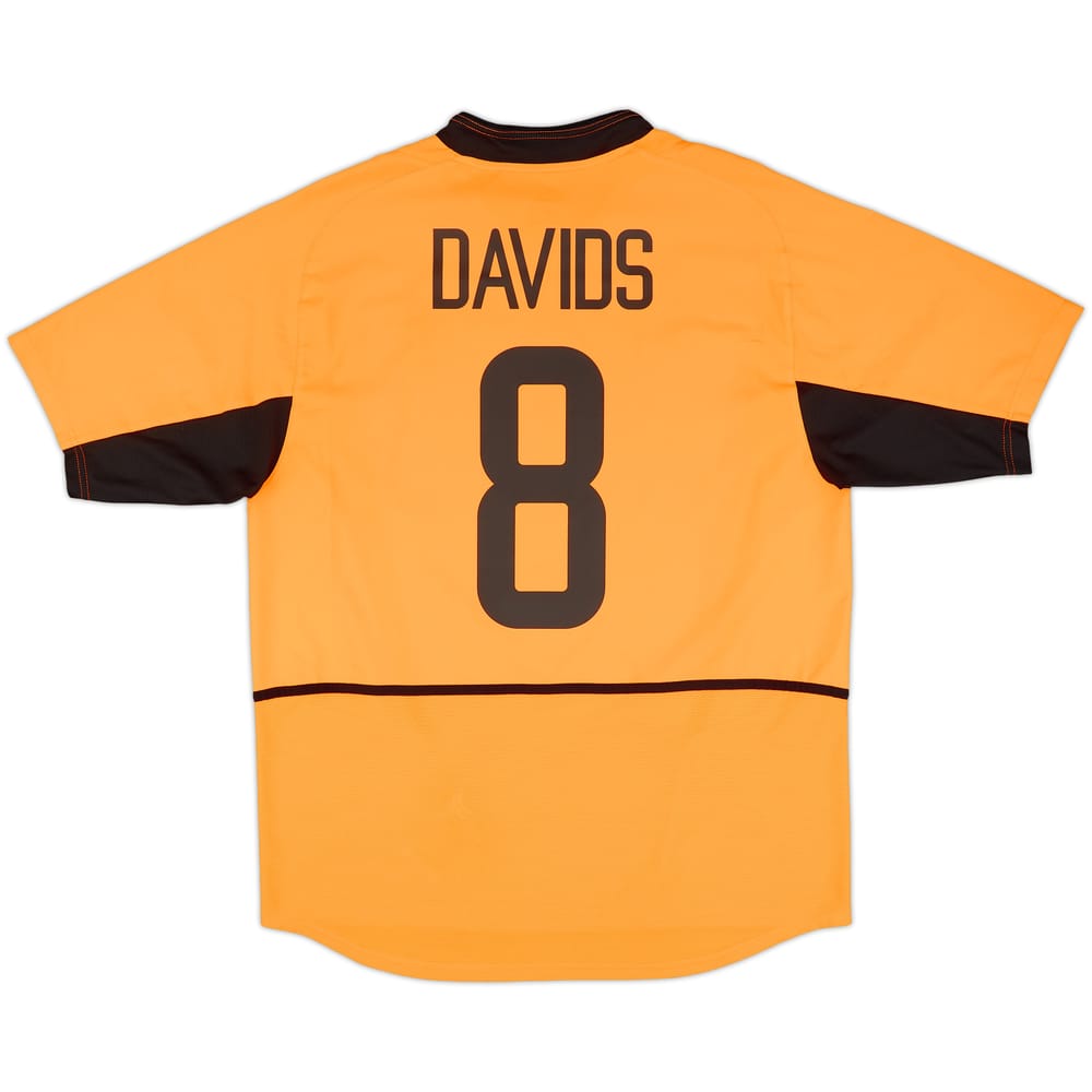 2002-04 Netherlands Home Shirt Davids #8 - 8/10 - (L)