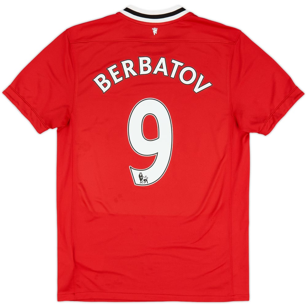 2011-12 Manchester United Home Shirt Berbatov #9 - 8/10 - (M)