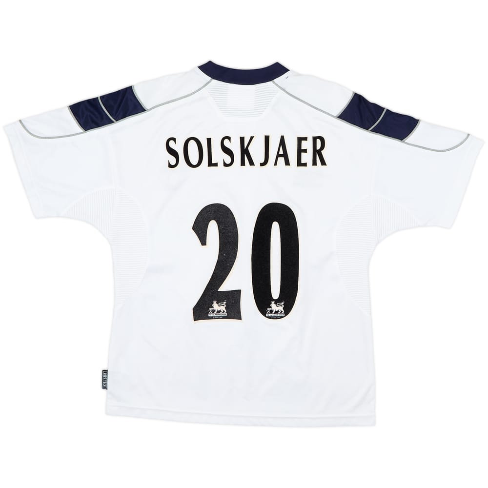 1999-00 Manchester United Third Shirt Solskjaer #20 - 9/10 - (XL.Boys)