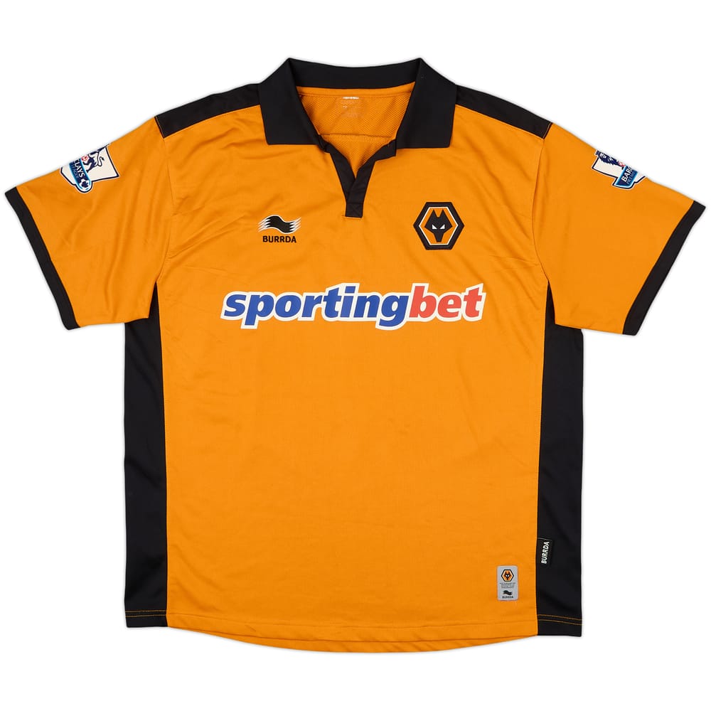 2010-11 Wolves Home Shirt - 9/10 - (XL)