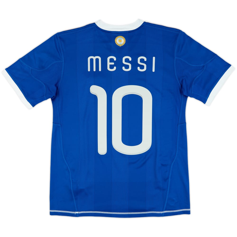 2010-11 Argentina Away Shirt Messi #10 - 8/10 - (XL.Boys)