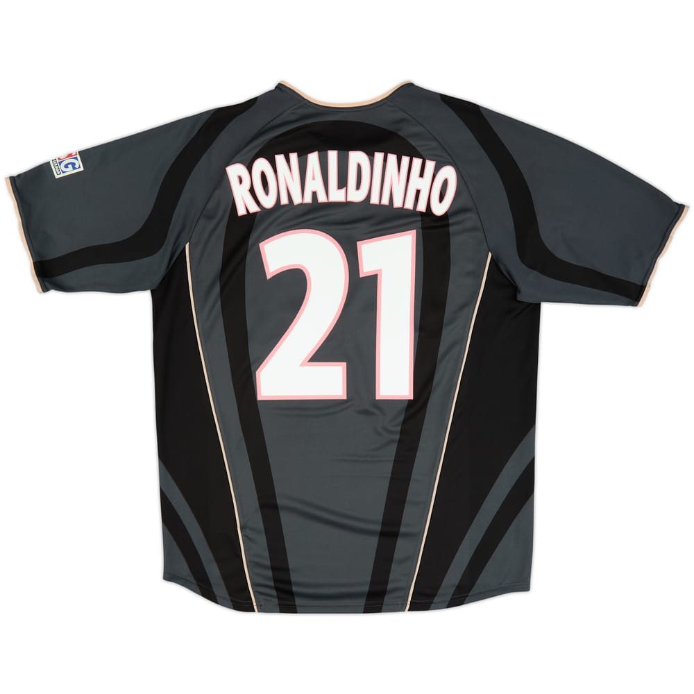 2001-02 Paris Saint-Germain Third Shirt Ronaldinho #21 - 7/10 - (L)